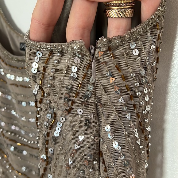 PISARRO NIGHTS Sequined dress - Picture 4 of 8